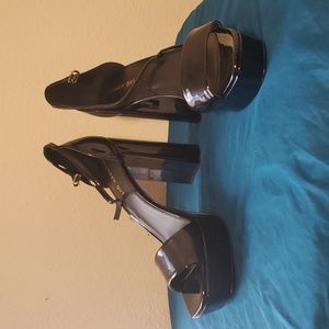 NWOT Madden Girl Black Platform Heels